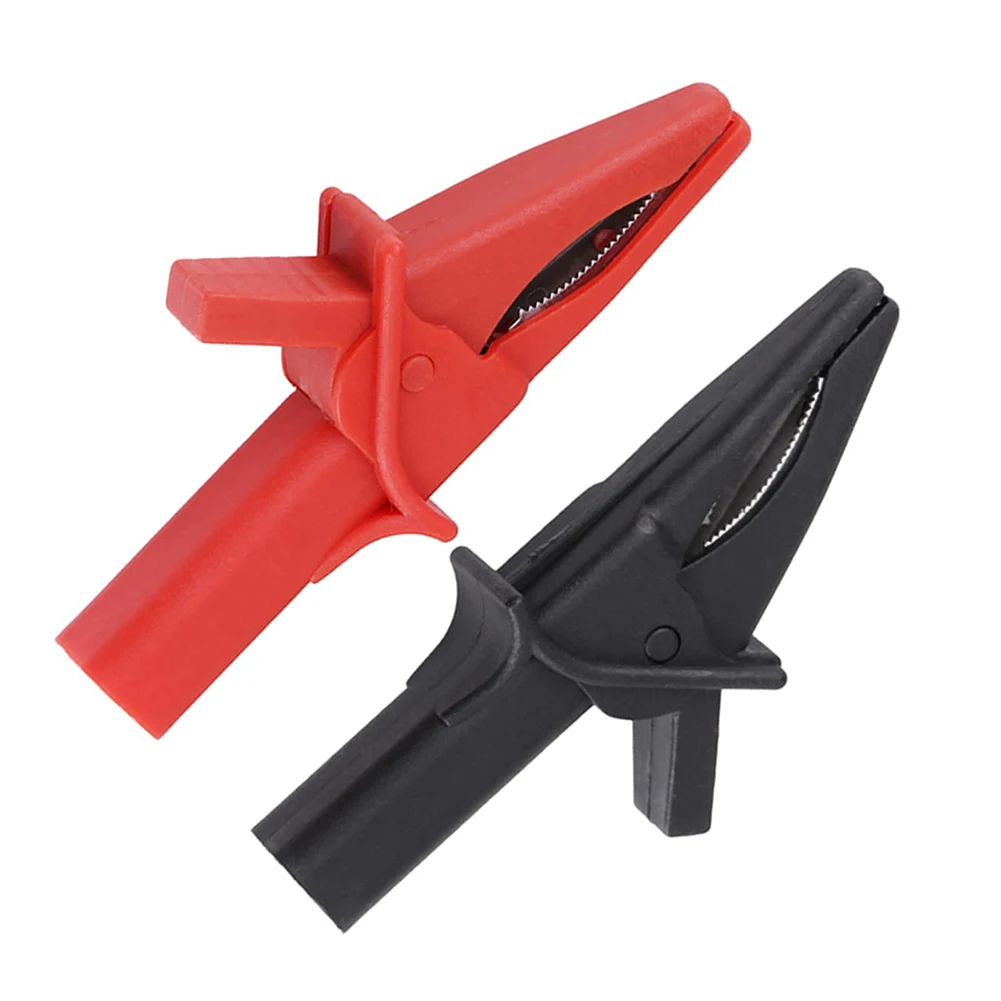 2pcs Electrical Insulated Crocodile Clips For HT30A Car Test Cable For DSO3064 Oscilloscope Test Wire Accessories