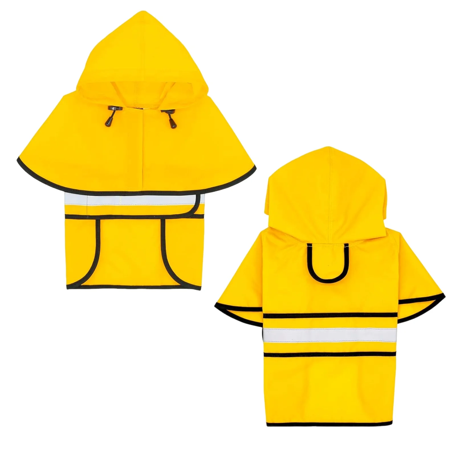 

Weesiber Impermeable Ajustable Chaqueta de Lluvia Reflectante Con Capucha Abrigo Ligero Poncho para Perro Pequeños Medianos