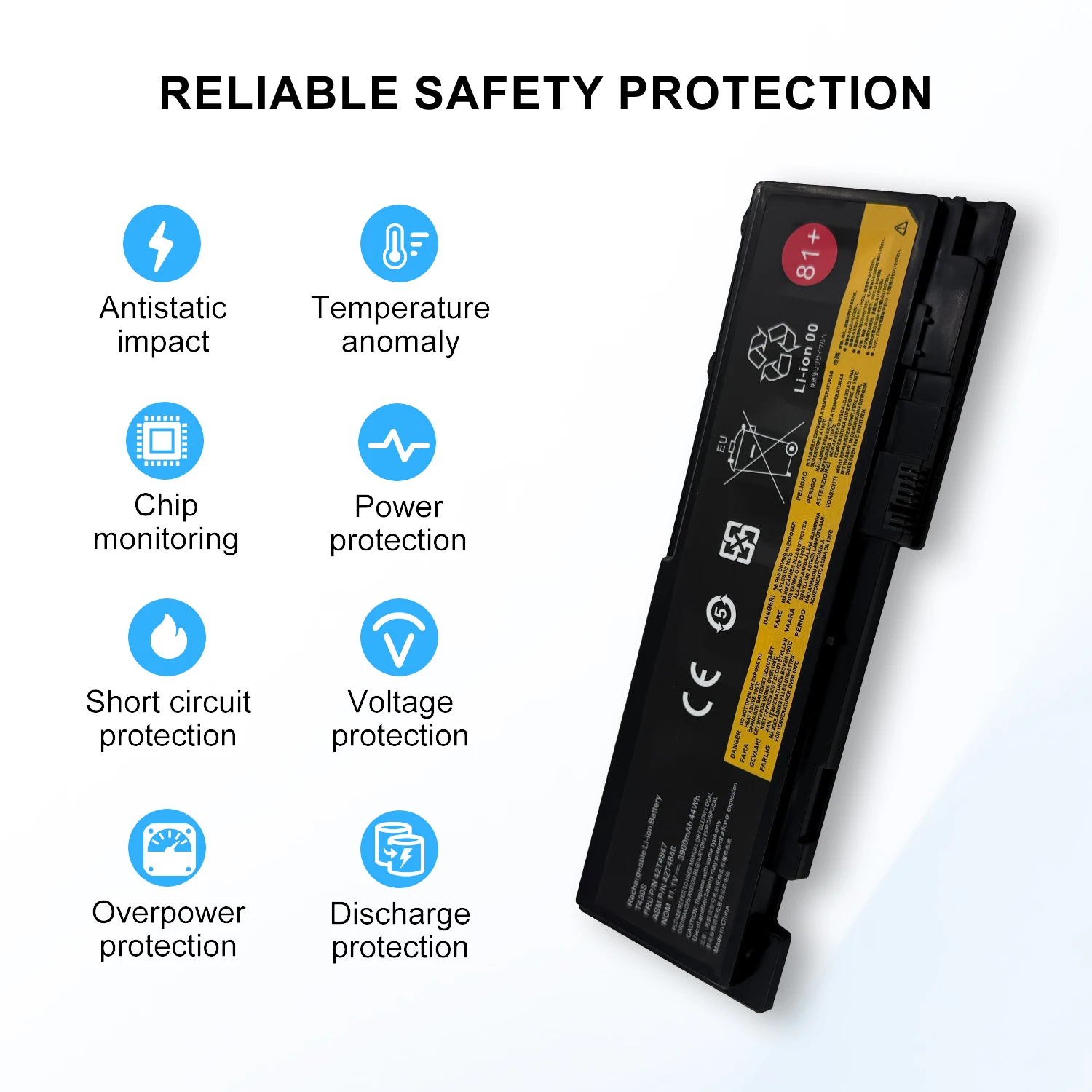 SARKAWNN 44Wh T430S Laptop Battery For Lenovo ThinkPad T420S T420SI T430S T430SI 45N1036 45N1037 45N1038 45N1039 42T4846 42T4847