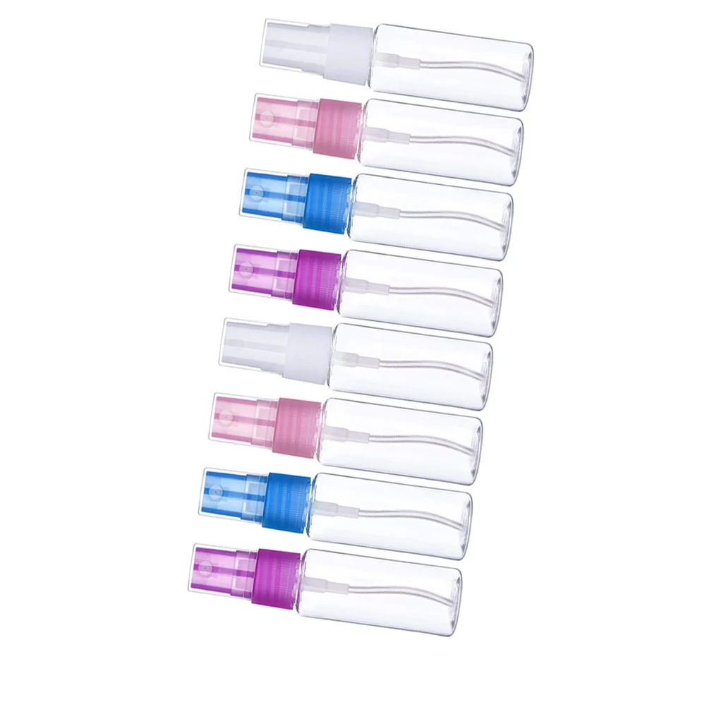 8 個のトラベルボトル透明な絞り可能なプラスチックディスペンサー漏れ防止詰め替え容器シャンプーローションシャワージェル用