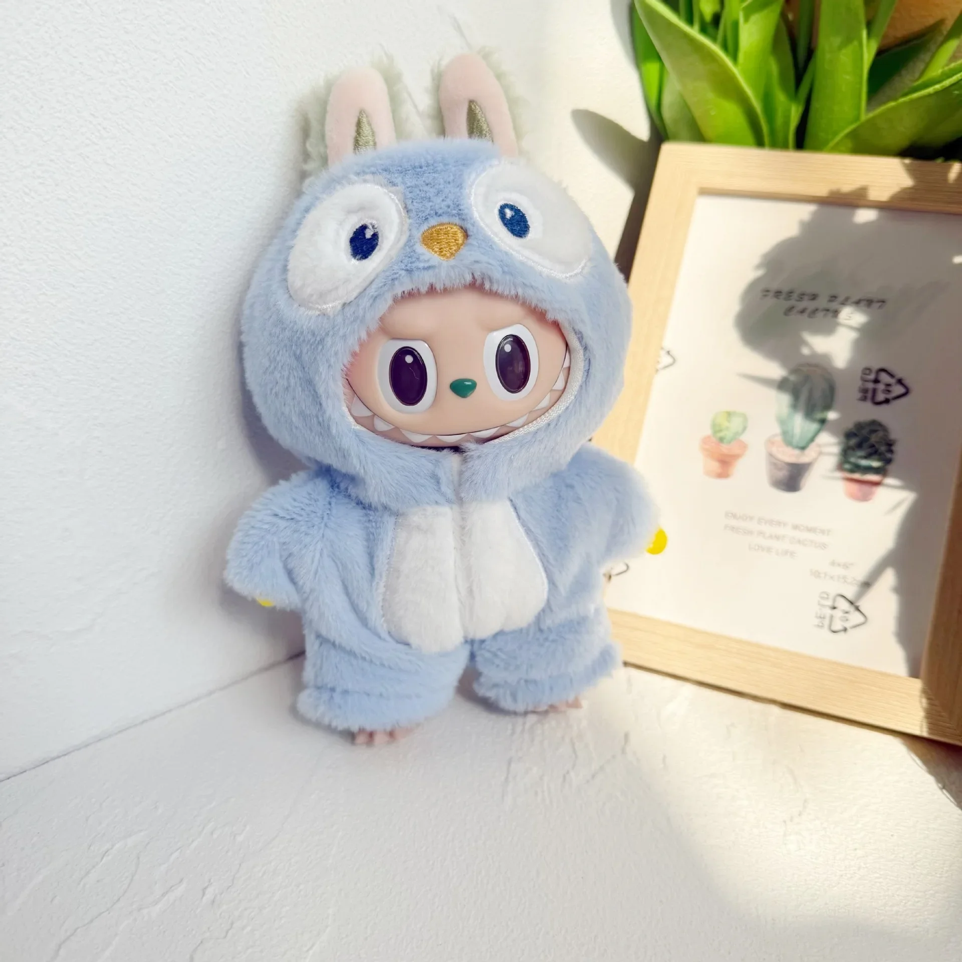 

17cm Labubu Doll's Clothes The Monster Outfit Accessories Clothing DIY Kids Gift Little Penguin Cute For V1 V2