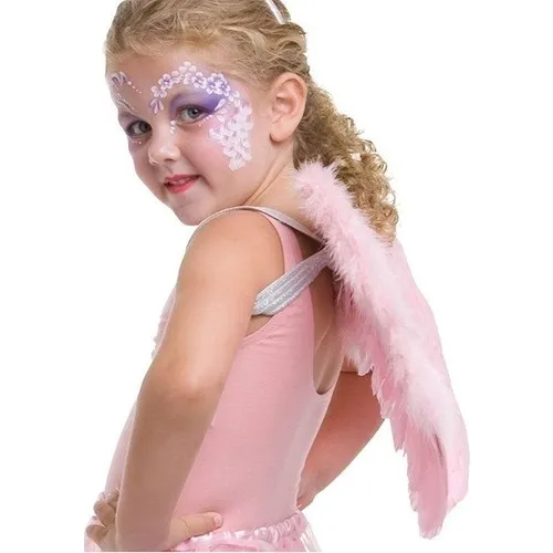 Aydınlı Party Costume Pink Color Medium Size Children Angel Wing 40 X60 cm