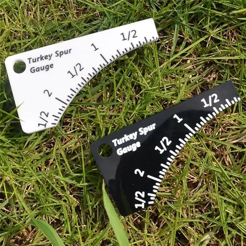 Medidor de esporão de peru gtbl, ferramenta de precisão para determinação precisa de medição de esporão, medição exclusiva para caçadores de peru