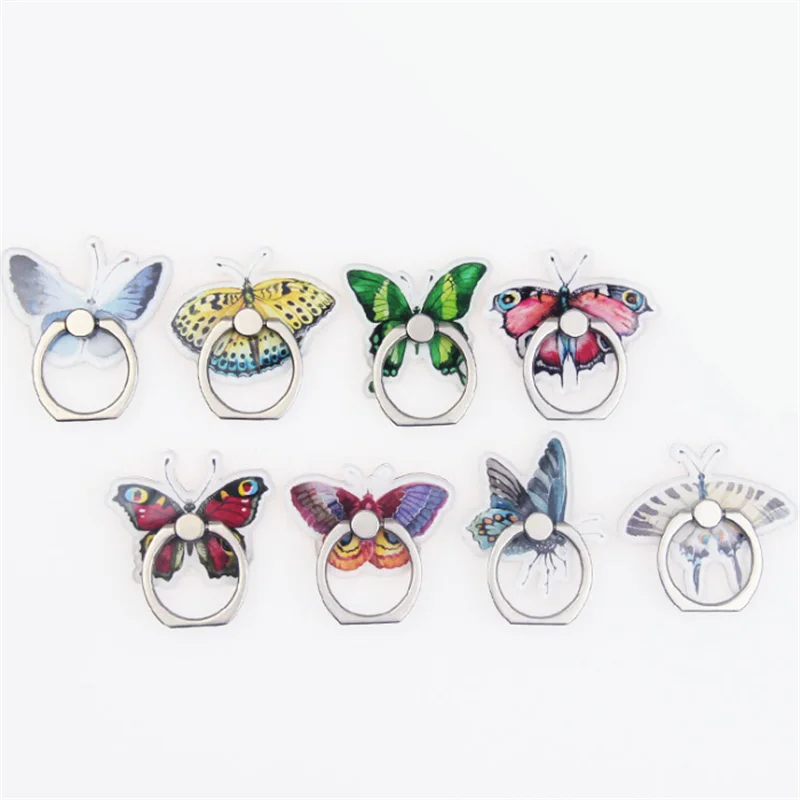 Universal Stent Mobile Phone Holder Stand Butterfly Finger Ring Magnetic For Cell Smart Phone Stand Holder For Iphone 14 15