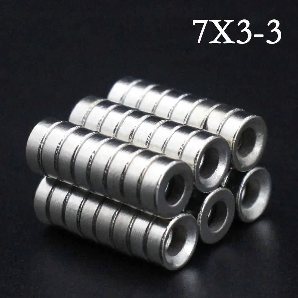 

5/10/20/30/40Pcs 7x3-3 Neodymium Magnet 7mm x 3mm - 3mm N35 NdFeB Round Super Powerful Strong Permanent Magnetic imanes