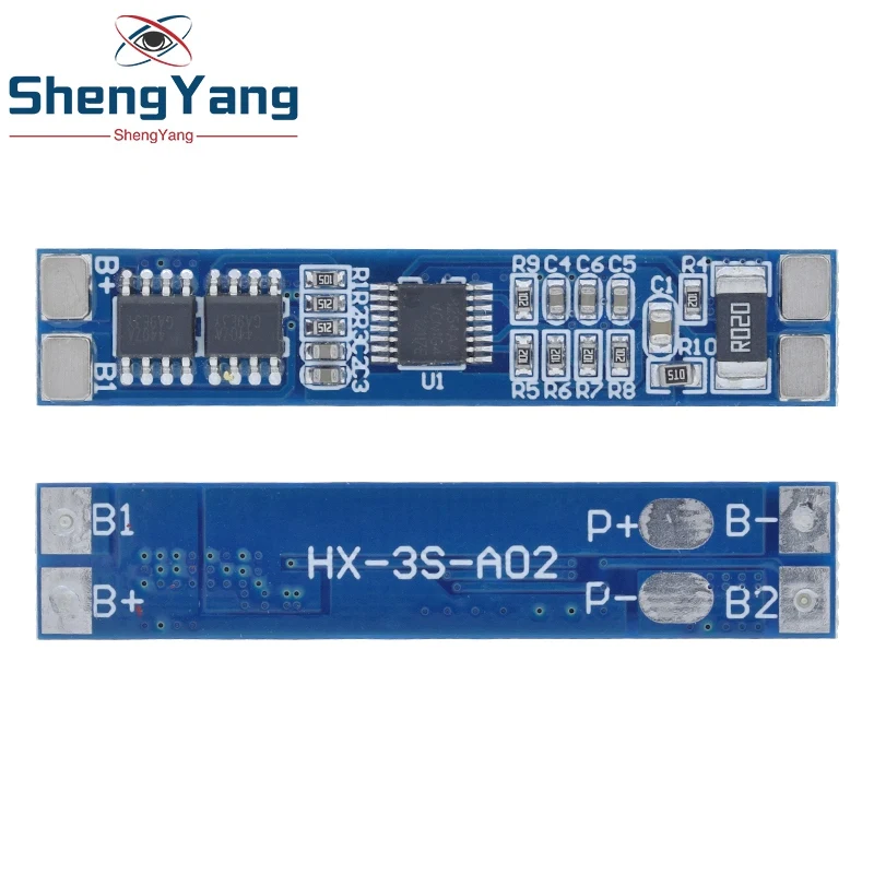 TZT 3S 12V 8A  Li-ion 18650 Lithium Battery Charger Protection Board  11.1V 12.6V  10A BMS Charger Protection Board image 5