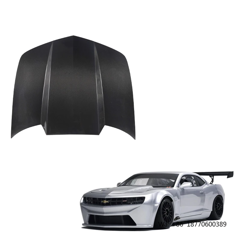 

Auto Exterior Body Parts Engine Cover Hoods Carbon Fiber C Style Front Bonnet for Chevrolet Camaro Engine Hood