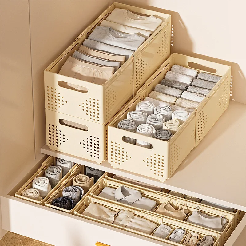 Ausziehbarer Aufbewahrungskorb für Zuhause, Aufbewahrungskorb für Schränke, Snack- und Kleinteile-Aufbewahrungsbox für den Wohnzimmer-Schreibtisch