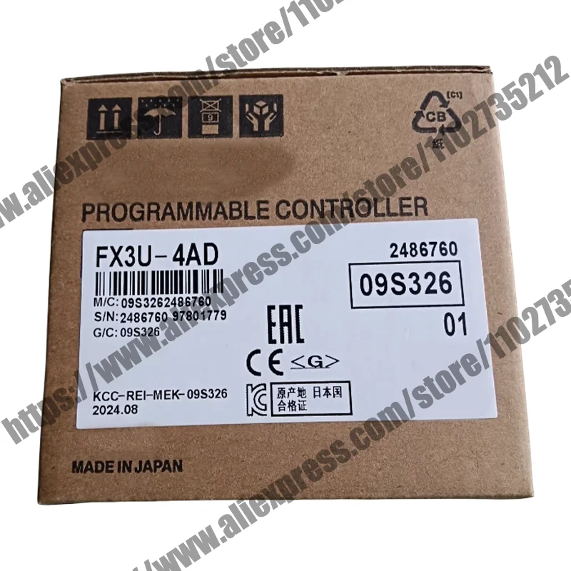 

New Original FX3U-4AD FX3U 4AD PLC Module