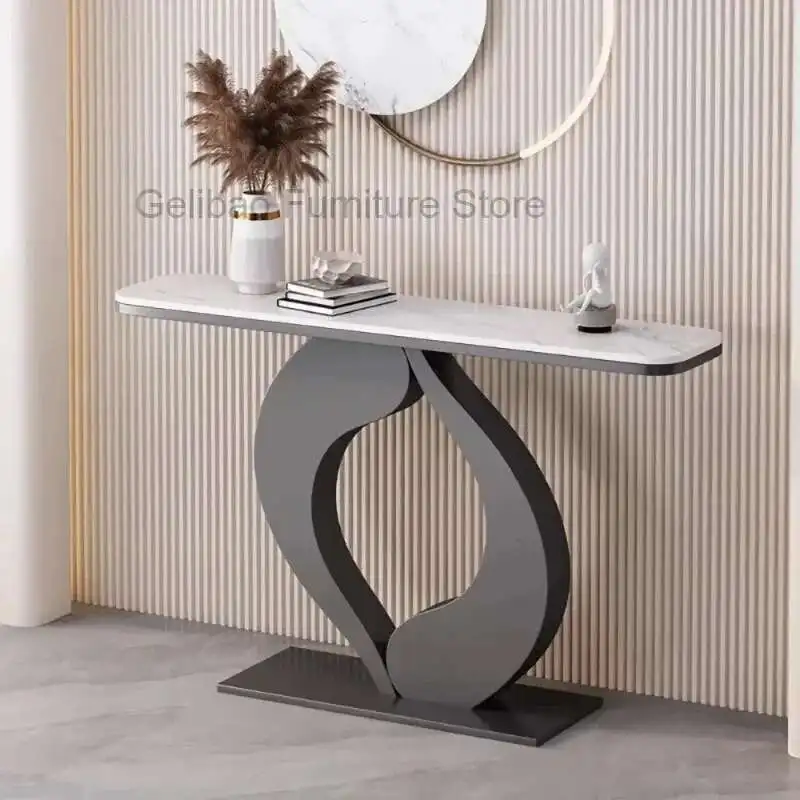 

Luxury Elegant Corner Table Trendy Fashion Modern Fashion Entryways Table Simple Delicacy Tavolo Salotto Hallway Table Furniture