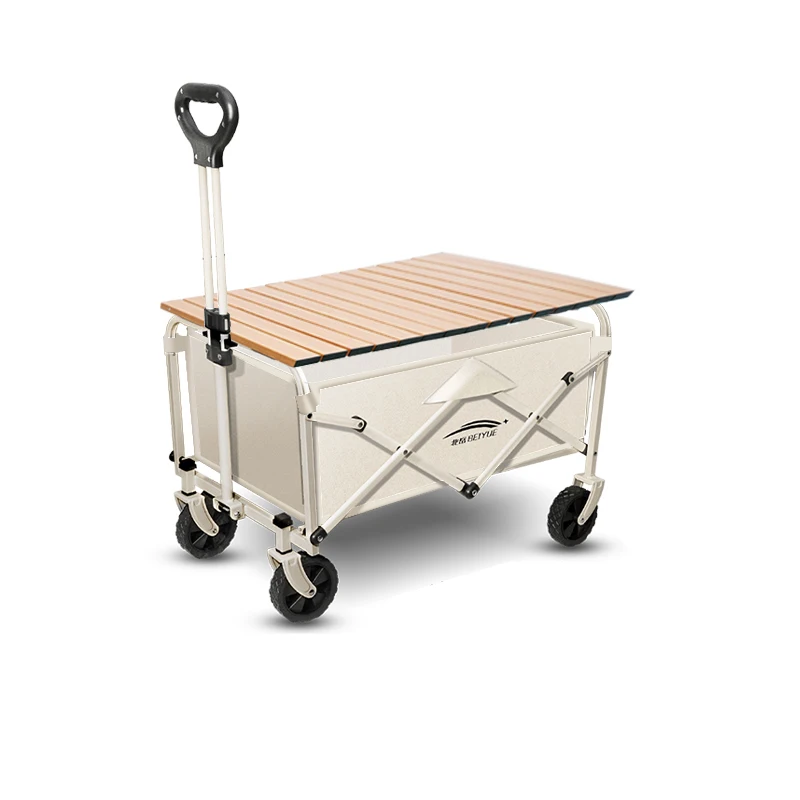 

Collapsible Folding Outdoor Foldable Camping Cart, Extra Large Camping Cart, Picnic Cart, Trailer, Camping Trolley