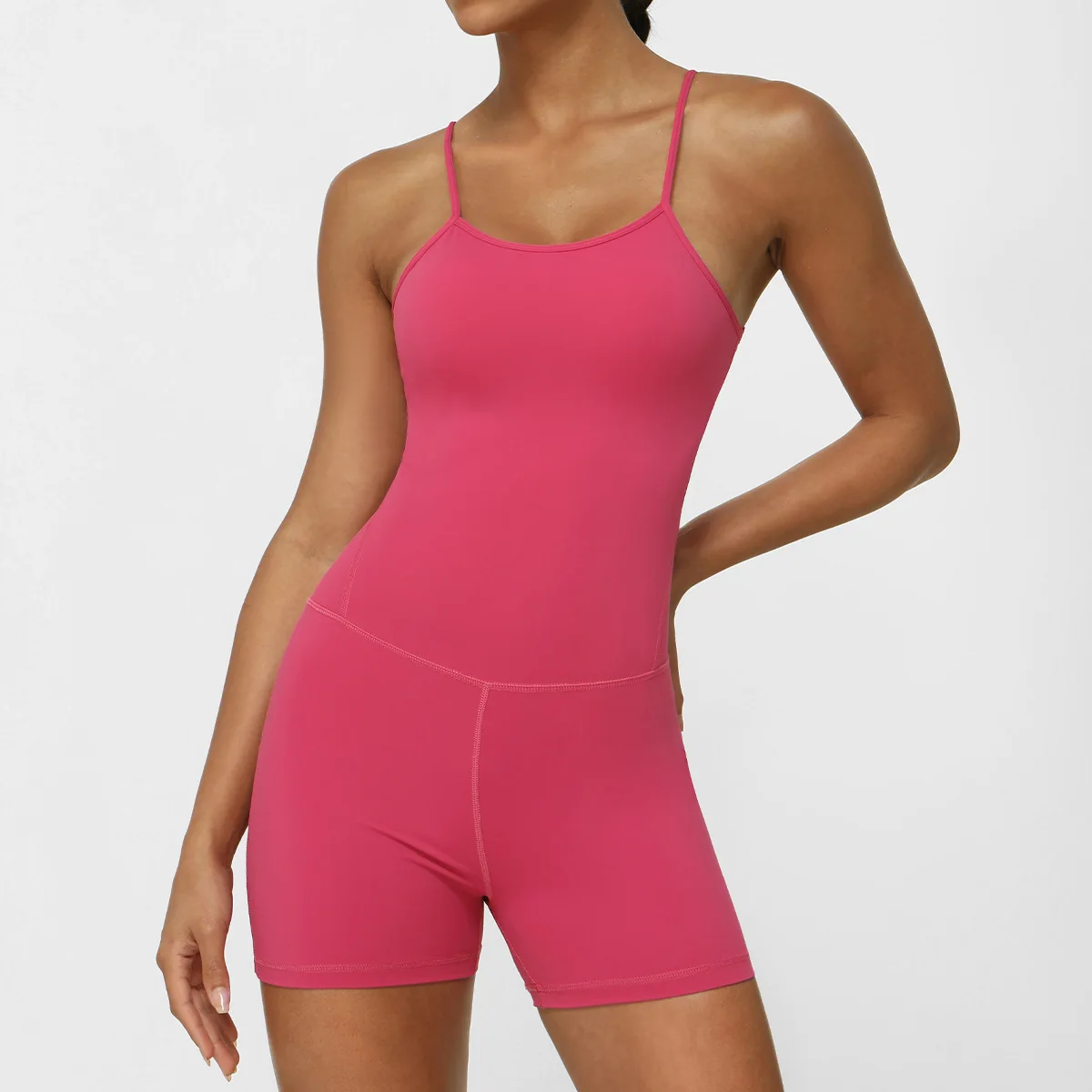 Gym Clothes Romper Backless Set Fitness Bodysuit Sports Siamese Sportswear Women Workout Jumpsuit One-piece Playsuit Yoga Suit