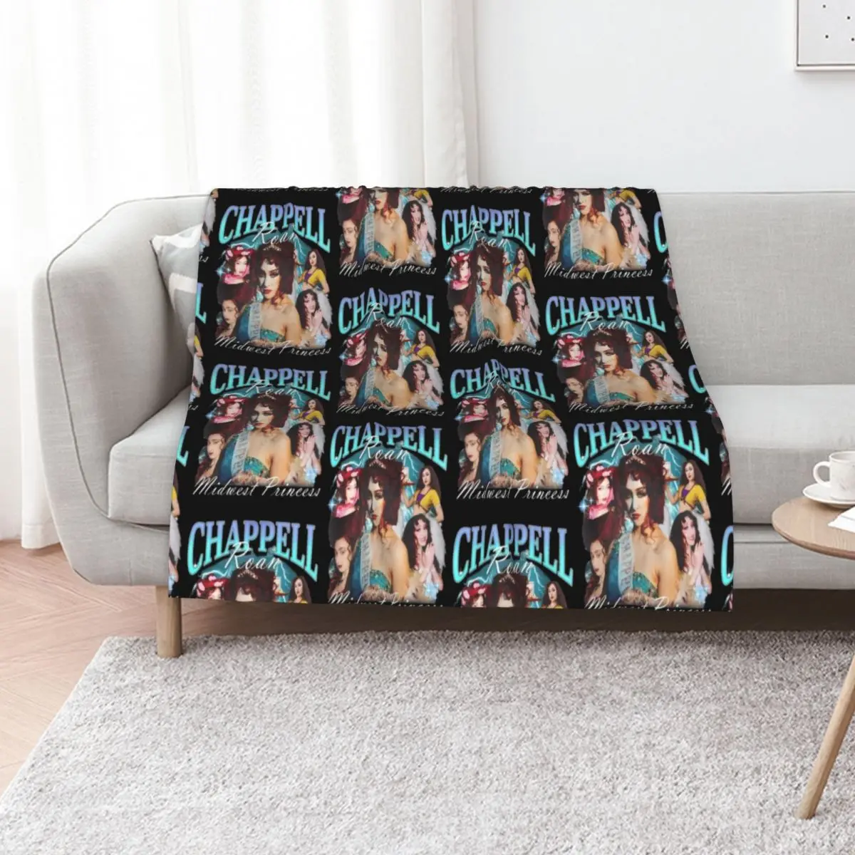Chappell Roan Midwest Princess Retro Throw Blanket Quilt Winter beds decorative Travel Soft Big Soft Plaid Blankets