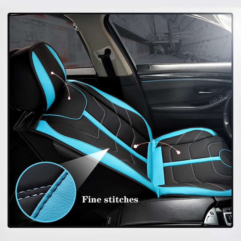 Car Seat Covers For Audi A4 B8 A3 8p 8l A6 C6 C7 Avant A1 Q2 Q3 Q5 A5 Sportback Universal Leather Auto Accessories