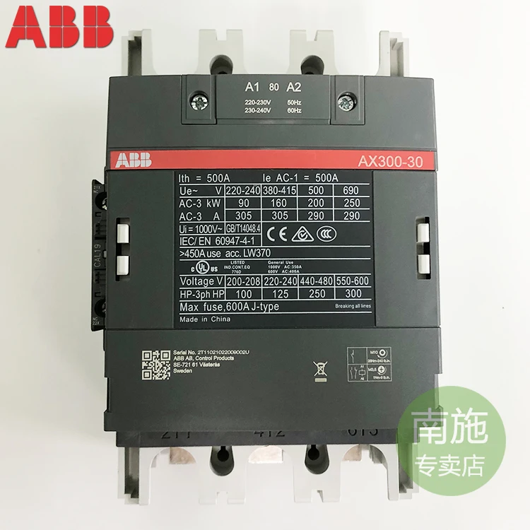 بقعة ABB قواطع عالمية AX300- 30-11-80 220 ~ 230 فولت 50/60 هرتز 10139736 #1
