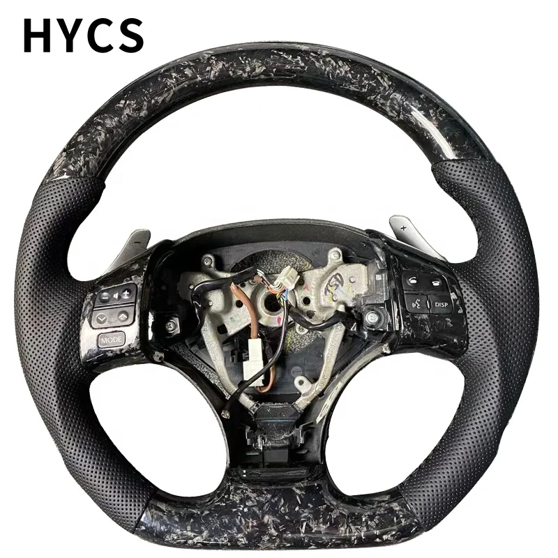 

Custom JDM Performance Carbon Fiber Steering Wheel for Lexus IS200 Is250 Is300 Is350c Is500 Without airbags