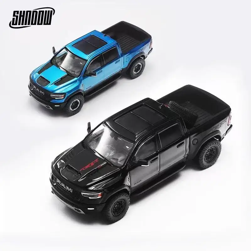 Przedsprzedaż *Shadow 1/64 Tyrannosaurus Rex Pickup Truck Model symulacyjny ze stopu metalu