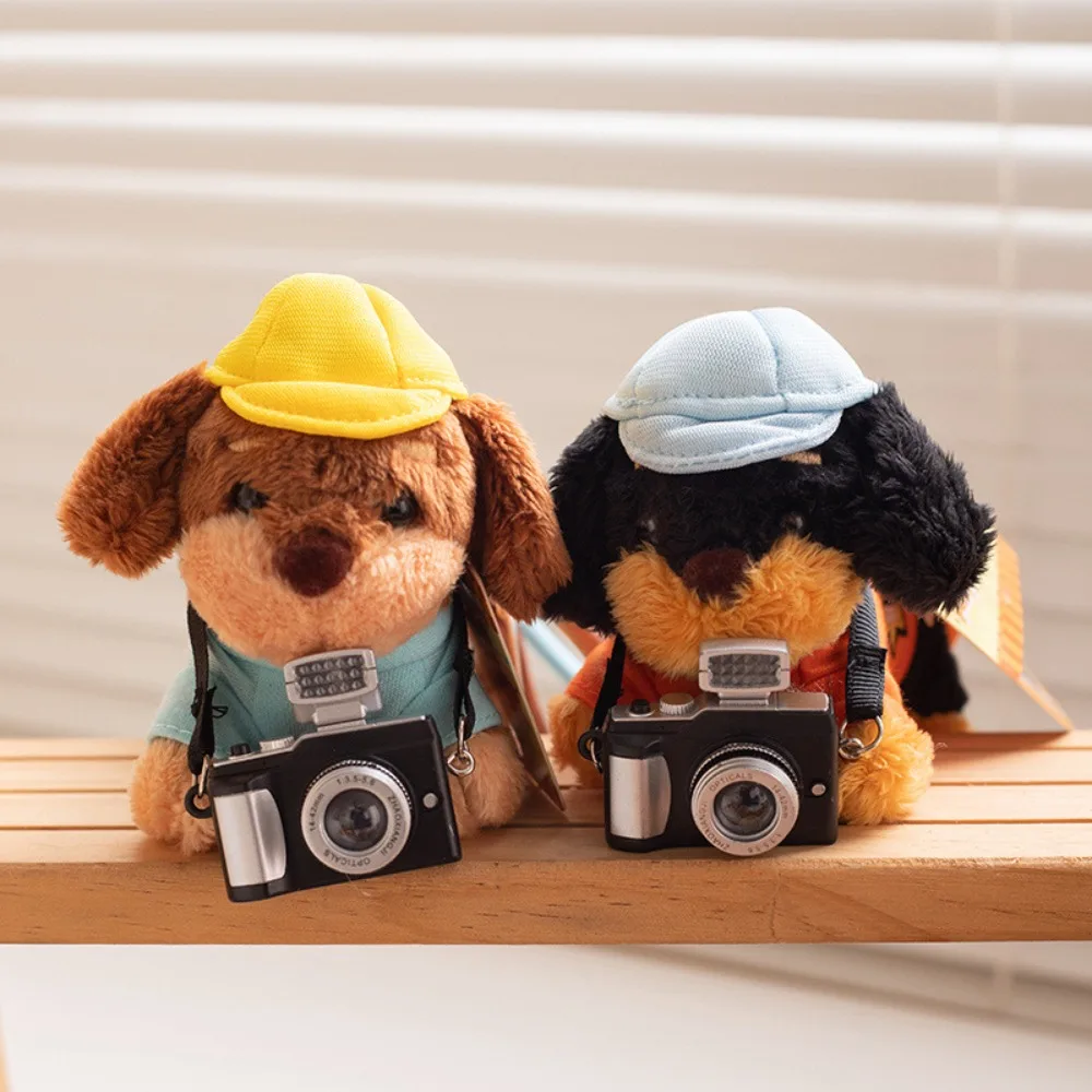 Nuovo cucciolo peloso cane bassotto portachiavi borsa creativa ciondolo cucciolo peloso portachiavi portamonete ciondolo cane di piccola taglia