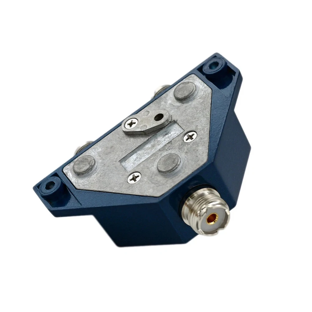 CA201 Coaxial Switch 1.8-600MHz 2 Position Manual SO239 UHF Female Zinc Alloy For Ham Radio Signal Selector Tool