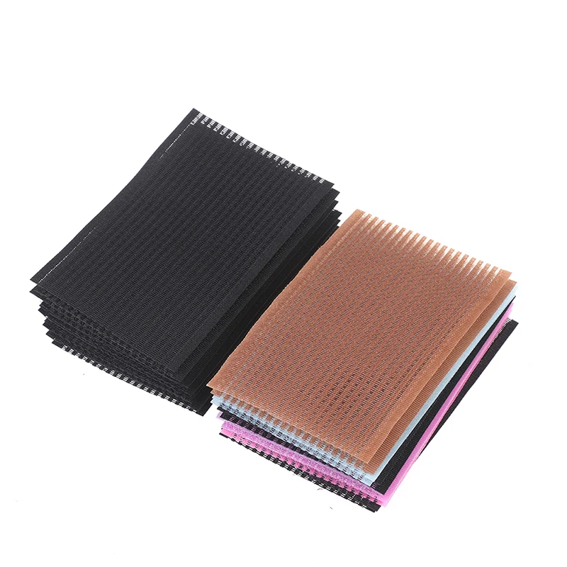 

12 шт., подушечка для волос, наклейка для волос, зажим для челки, фиксированная бесшовная волшебная паста, бахрома