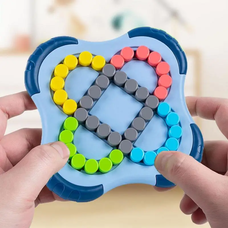 

Montessori Rotating Magical Bean Cube Fingertip Toy Children IQ Mind Brain Teaser Game Educational Spinners Stress Relief Toys