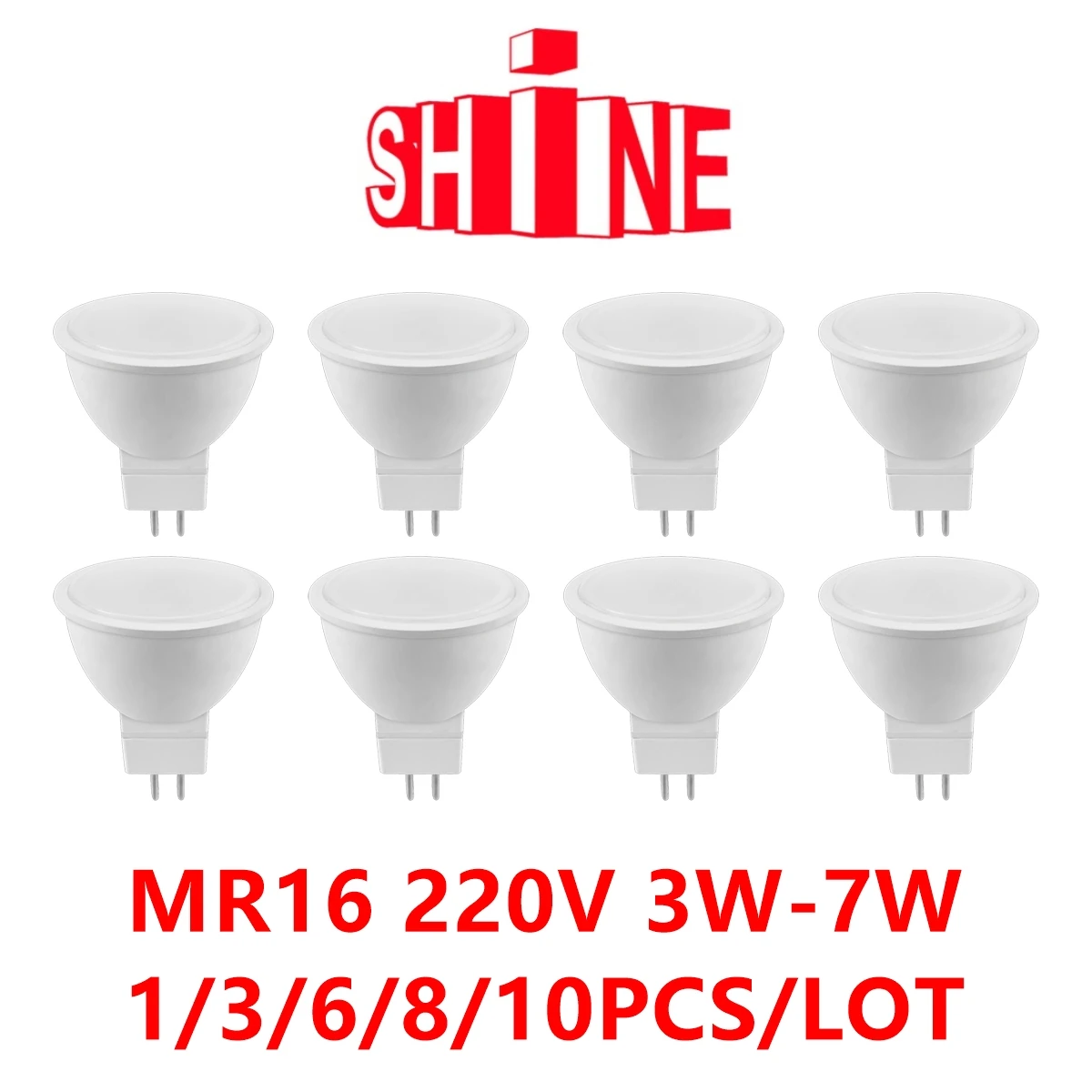 

Spot Foco MR16 GU 5.3 AC DC12V 3W 5W 6W 7W Warm White Day Light LED Light Lamp For Home Decoration Replace 50W Halogen Spotlight