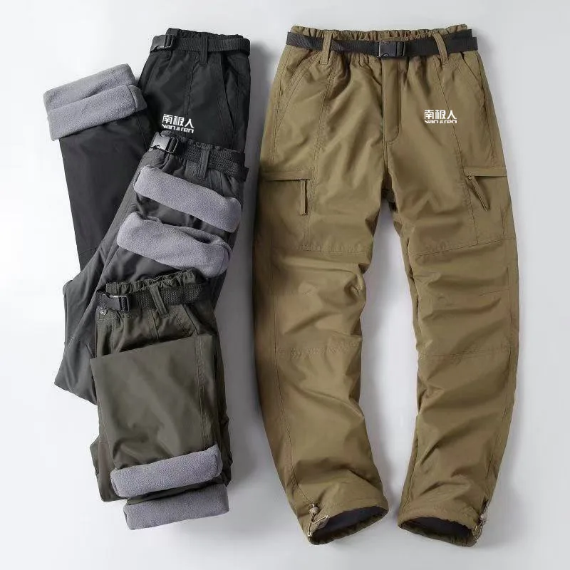 

Nanjiren cold and windproof outdoor thick casual men's pants