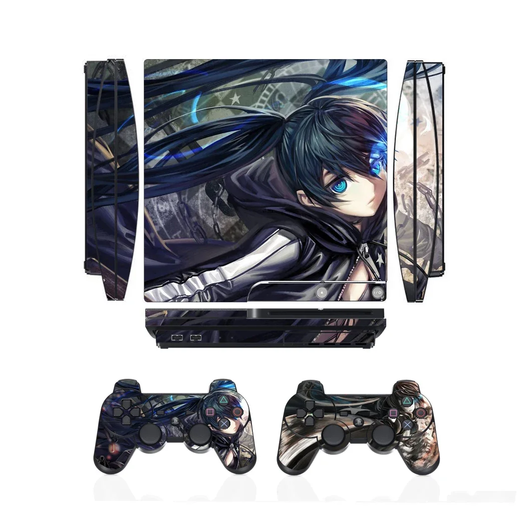 213 ملصق جلدي من الفينيل لهاتف Sony PS3 Slim PlayStation 3 Slim و2 ملصقات جلود وحدة التحكم