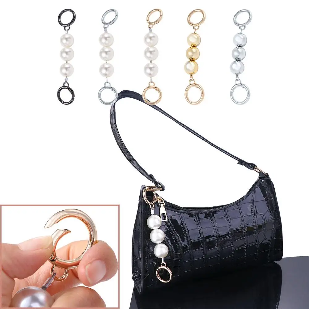 

DIY Multifunction Detachable Replacement Artificial Pearl Bag Belt Bag Strap Extender Purse Extension Chain Handbag Handles