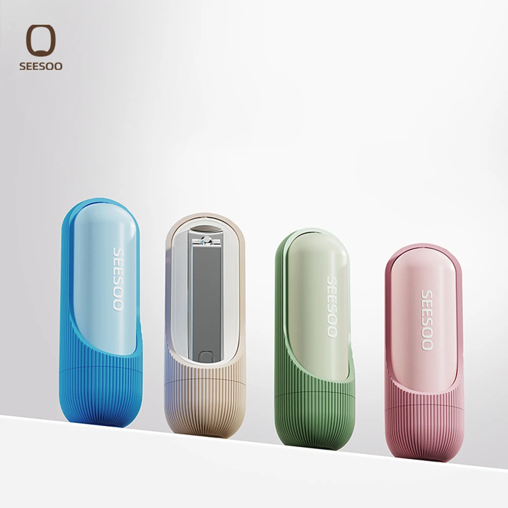 

SEESOO Cute Nail Clippers ,Toenail and Fingernail Clippers For Kids, Nail File Gifts for Mom With Capsule Outer Box