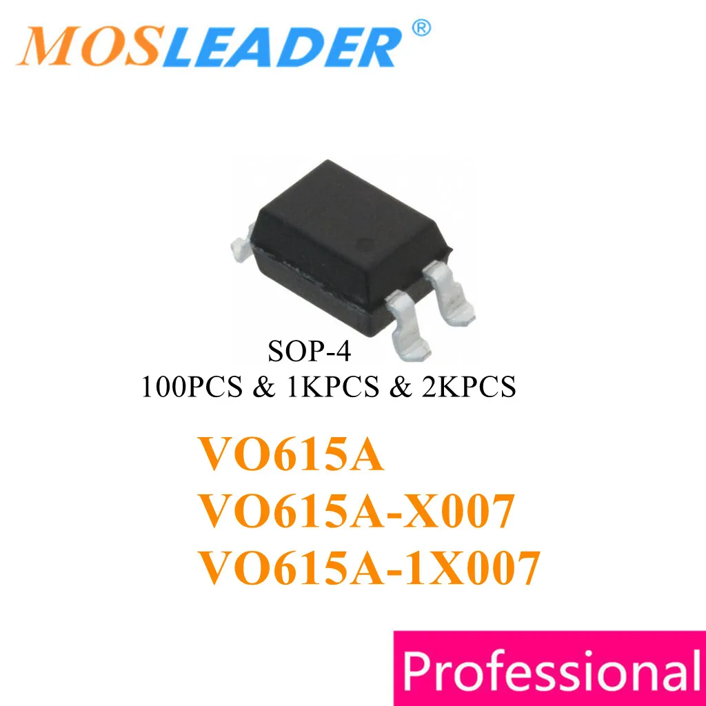 Mosleader VO615A VO615A-X007 VO615A-1X007 SOP4 100PCS 1000PCS 2000PCS VO615A-1 Made in China High quality Optocoupler