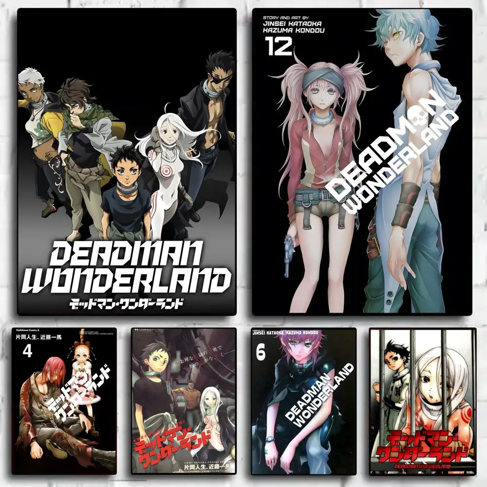 Póster de Anime D-Deadman W-wonderland, arte HD, pared adhesiva, impermeable, decoración estética para el hogar, sala de estar, dormitorio, bar