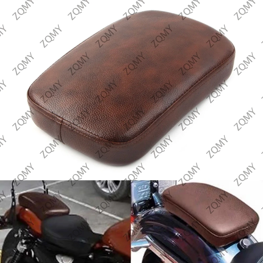 

8 Suction Motocycle Rear Fender Pillion Pad Seat Passenger For Harley-Davidson Chopper Bobber Cruiser