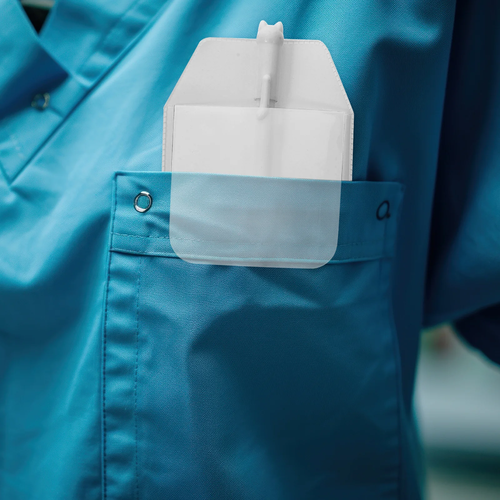 

5pcs Pvc Pocket Protector Clear Multipurpose Pen Holder For Shirts Lab Coats Nurses Doctors Pencil Storage Pouch Coat Pocket