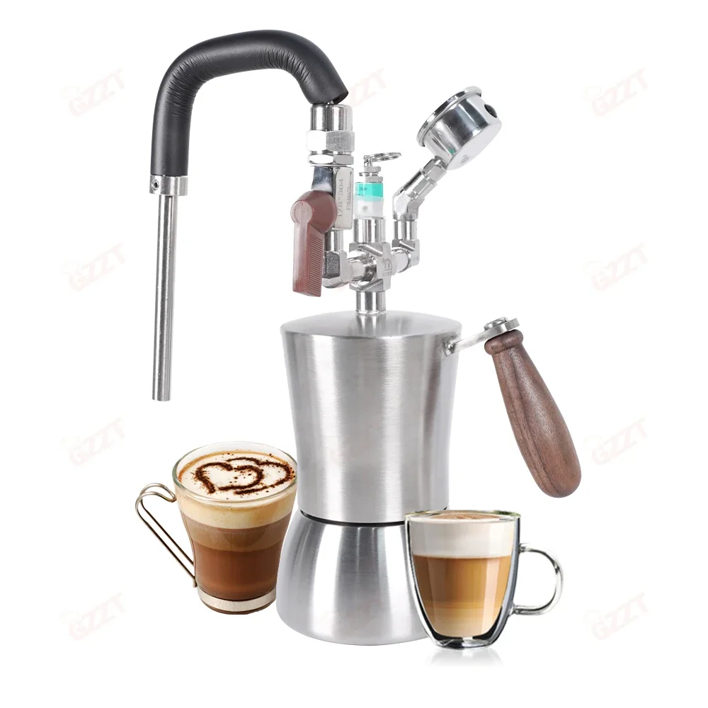 Detachable 304 Stainless Steel Milk Frother Machine Outdoor Indoor Home Office Use Portable Milk Frother Powerful Foam Maker