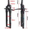 Sr sunTour-gvxロードバイクサスペンションフォーク,700c,50mm,トラベルスルーalex,100x15mm,qシステム,フォークリフト,オフロードバイク用 4