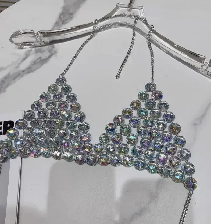 

bling gemstones camis shiny camisole