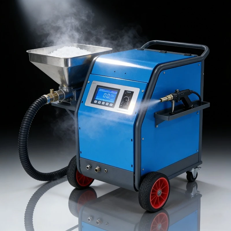 

Smart Touch Screen Dry Ice Blasting Machine Professional Carbon Clean Washing Machine