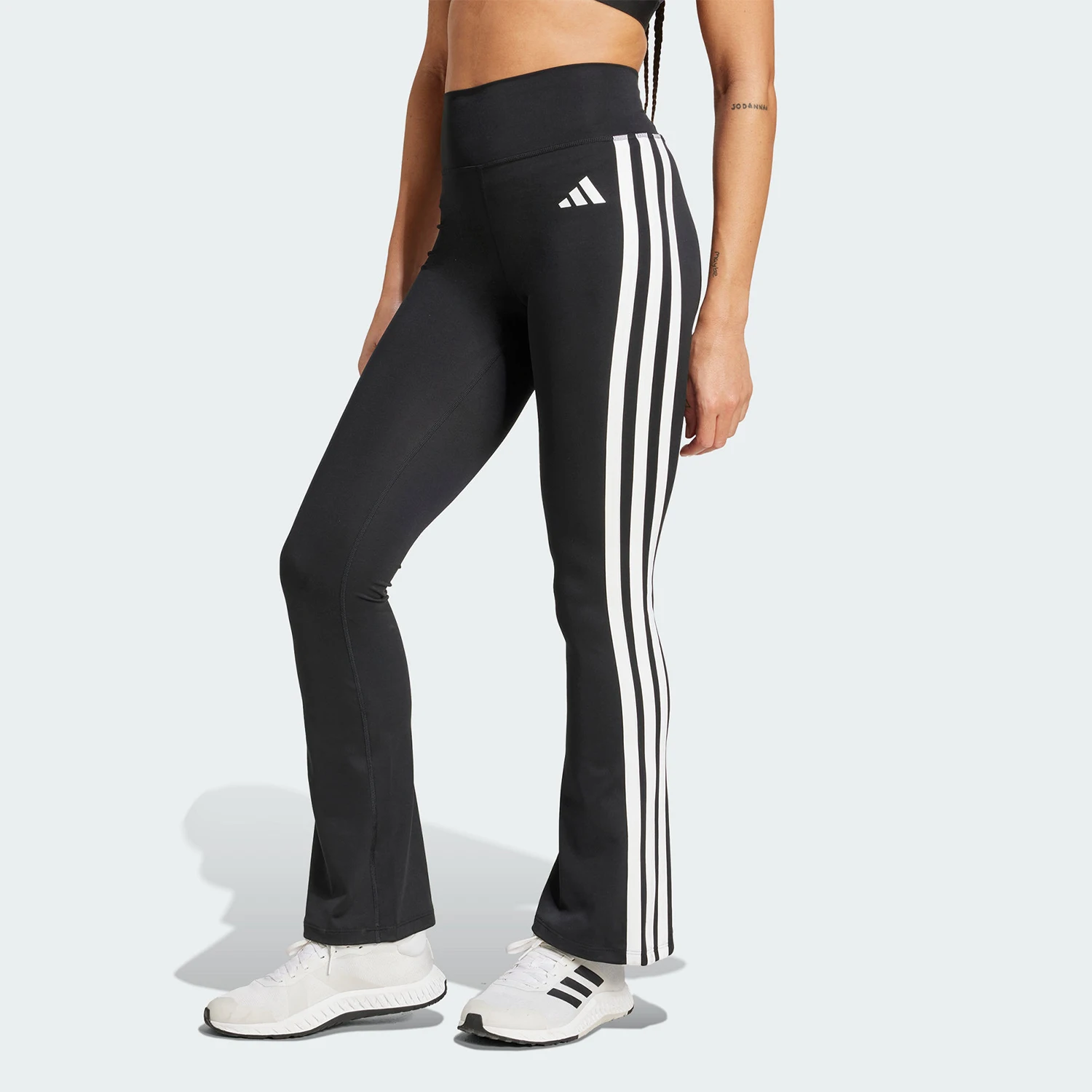 Adidas genuine OPTIM É casual and comfortable tight sports bell bottom pants JD6544