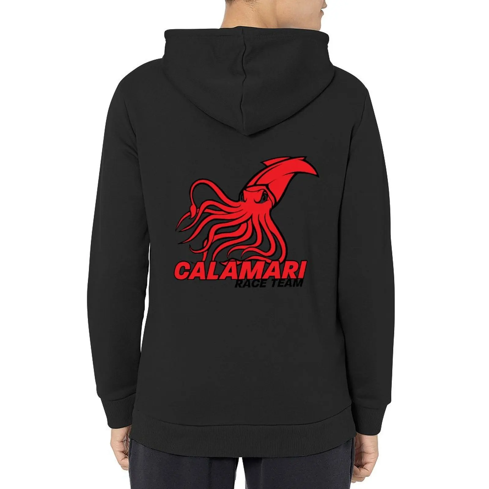 

Calamari Race Team logo color square Hoodie graphic t shirts men men's clothing anime clothing japanese style big size hoodie