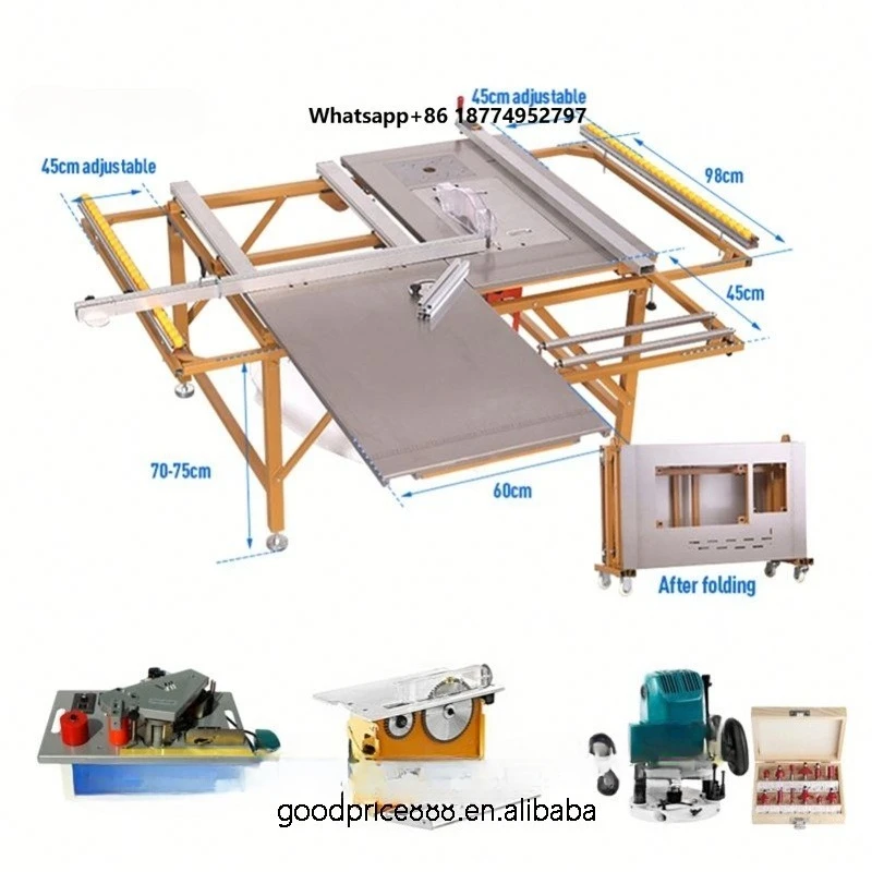 Factory Direct Folding Woodworking Workbench Panel Saw Multifunctional Woodworking Workbench