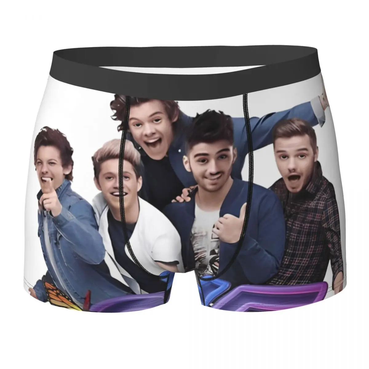 

Нижнее белье с логотипом 1D Ones Music And Directions, мягкие трусики, таможенные шорты, трусы с 3D чехлом, мужские шорты-боксеры большого размера