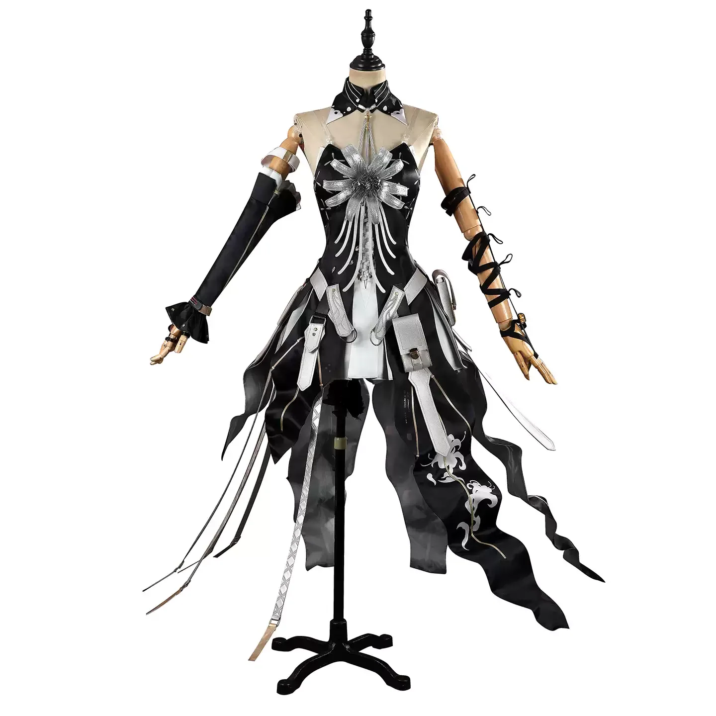 Wuthering Waves Phrolova‌ New Cosplay Costume Women Black Dress Halloween Carnival Party Onicos - view 6