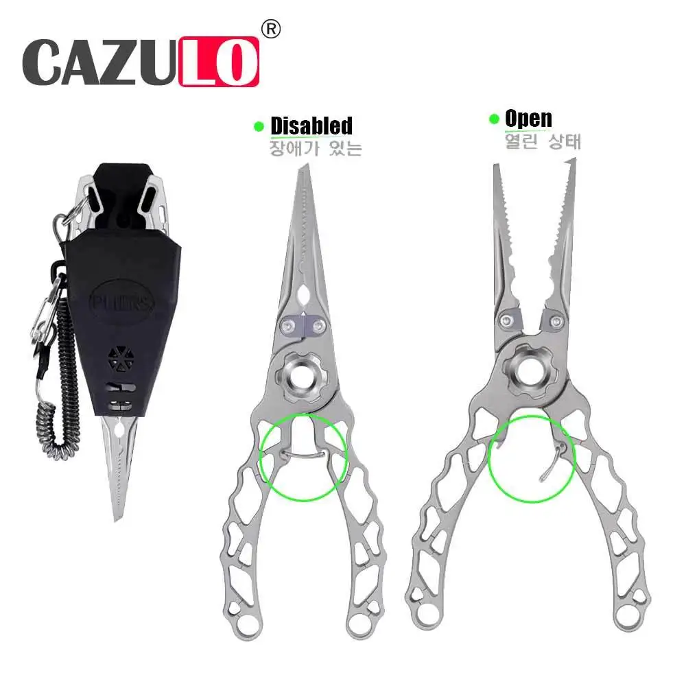 

New 420 Stainless Steel Body Fishing Pliers Fishing Tools Line Cutter Multifunctional Knot Scissors Hook Remover Fish Equipment