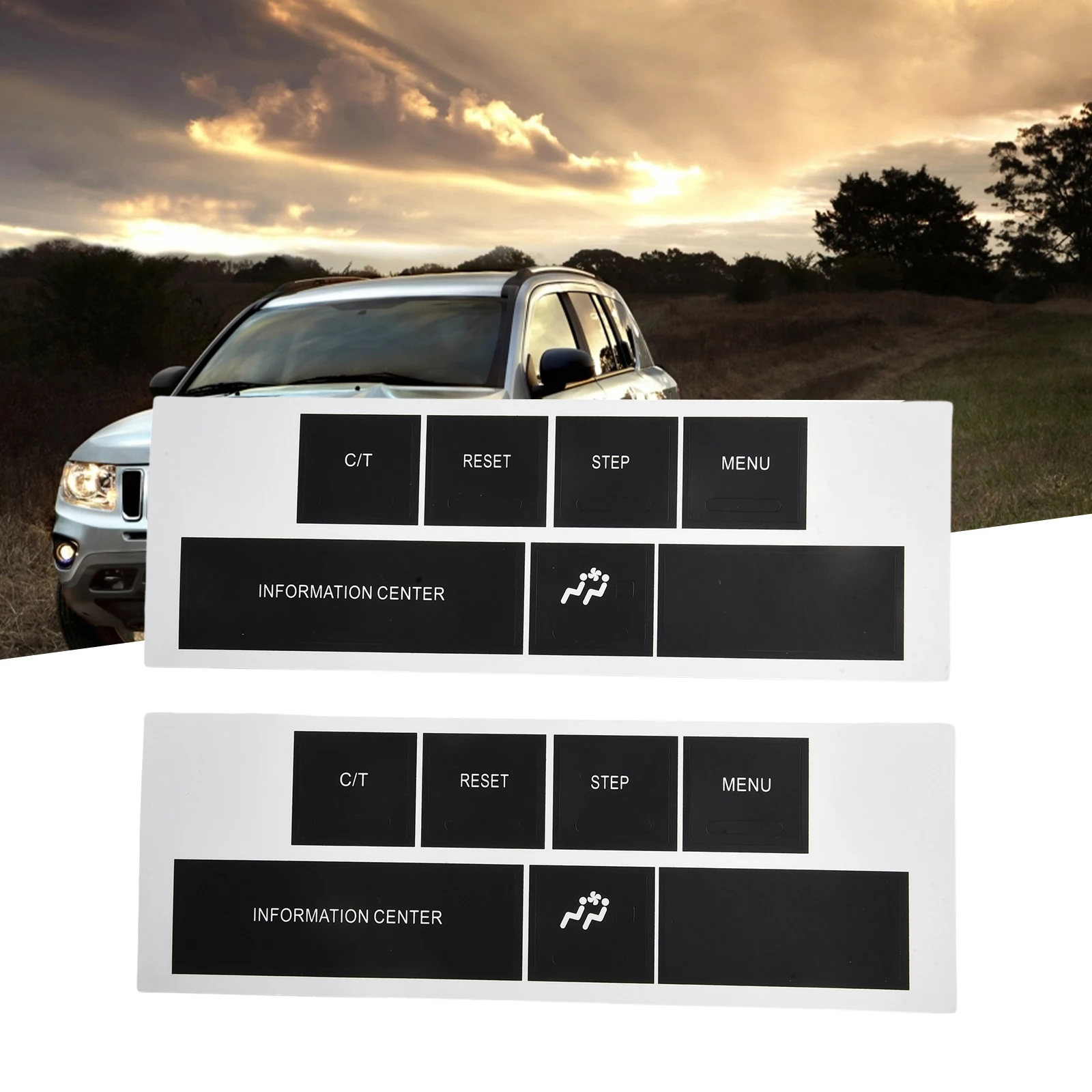 

Для CHRYSLER для JEEP CONTROL 05-09, наклейки на кнопки, внутренние запасные части, ремонт центральной кнопки управления, наклейка