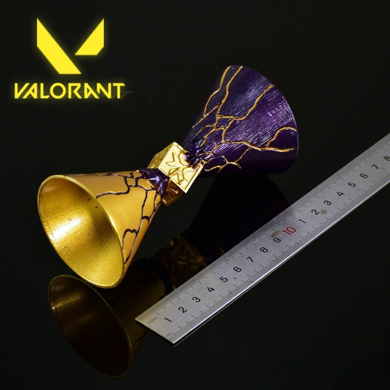 12 سنتيمتر جديد VALORANT لعبة الشكل بطولة الكأس الطرفية المعادن نموذج تمثال سطح المكتب الديكور الحلي هدايا عيد الميلاد لعبة #3