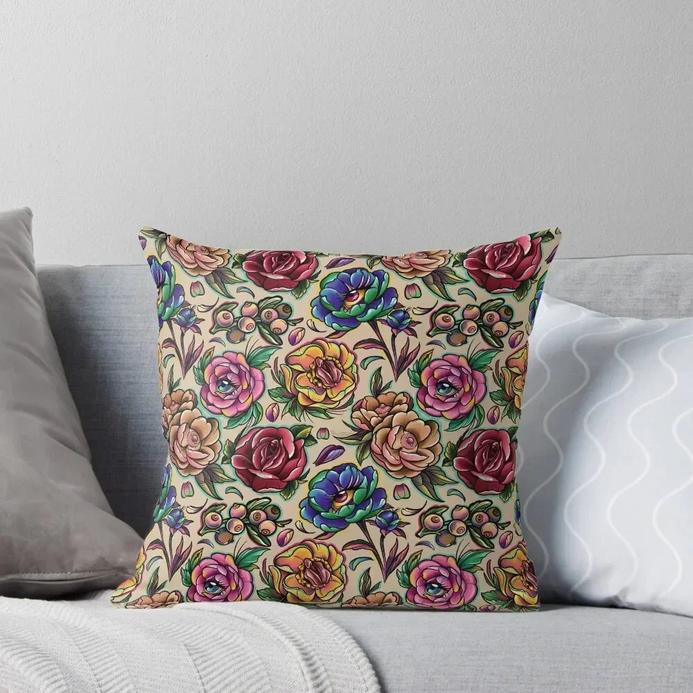 

Wild Flowers (shiratwig) Throw Pillow Christmas Cushion For Home pillow cover luxury Cushions Cover pillow
