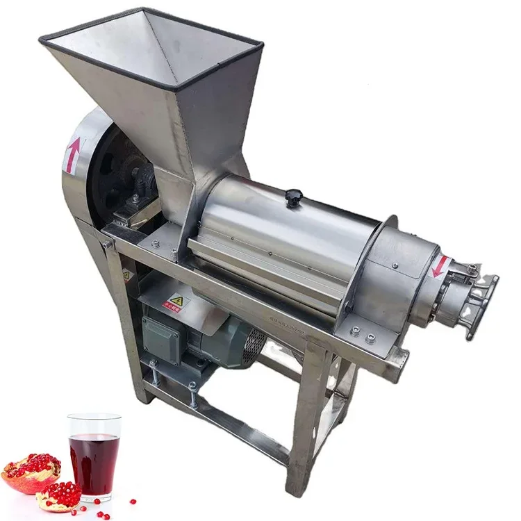 Hot Selling Stainless Steel Screw Juicer for Fruits Vegetables Electric Automatic Fruit Juice Processing Machine