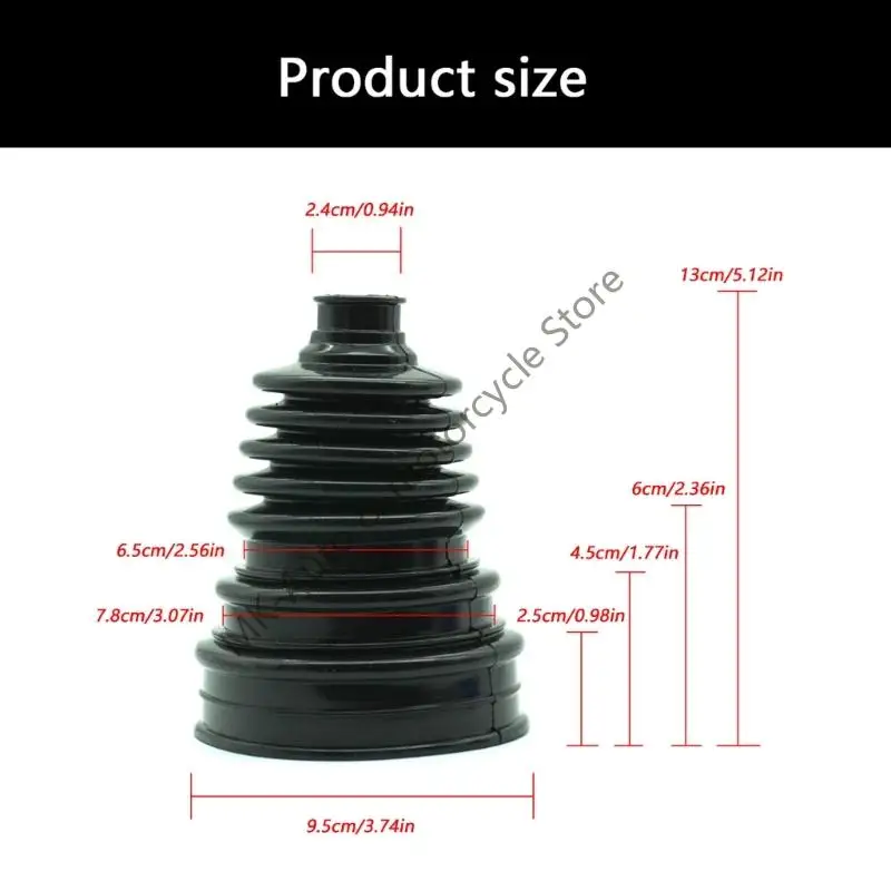 F62F Universele Homokineet Boot Siliconen Stofkap Voor Voorassen Reparatie voor Meerdere Voertuigen Slijtvast