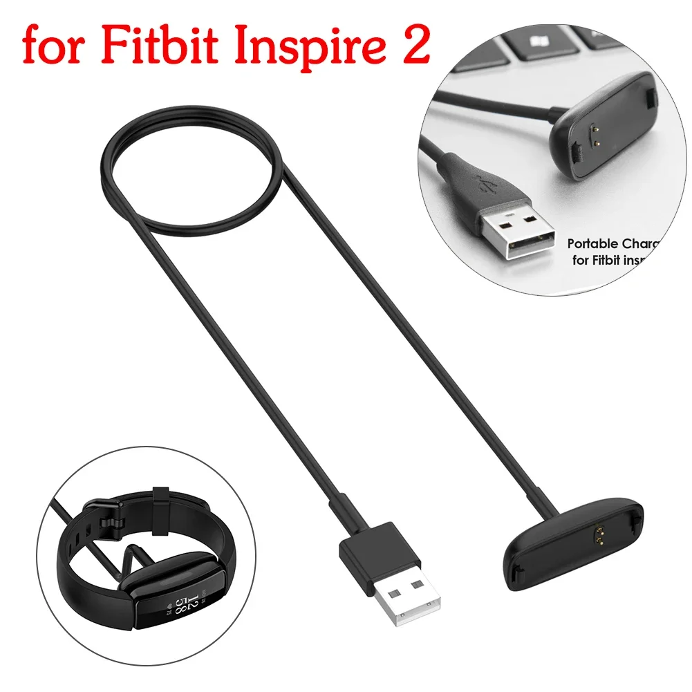 

Charging Cable for Fitbit Inspire 2 Ace 3 Bracelet USB Power Charger Cord Smart Watch Wireless Charging Cable